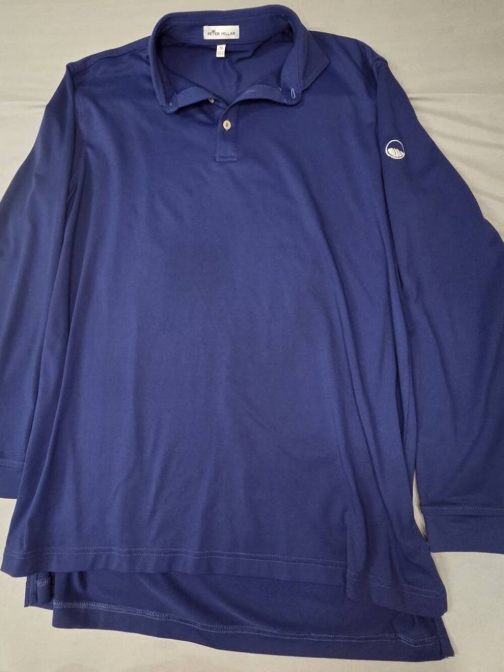 Peter Millar Navy LS Performance Polo M